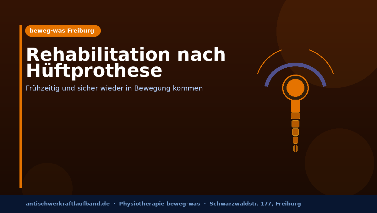 Rehabilitation nach Hüftprothese: Warum das Anti-Schwerkraft-Laufband den Unterschied macht